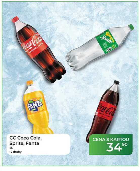 CC Coca Cola, Sprite, Fanta 2L