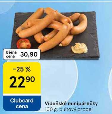 Vídeňské minipárečky, 100 g