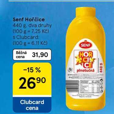Senf Hořčice, 440 g