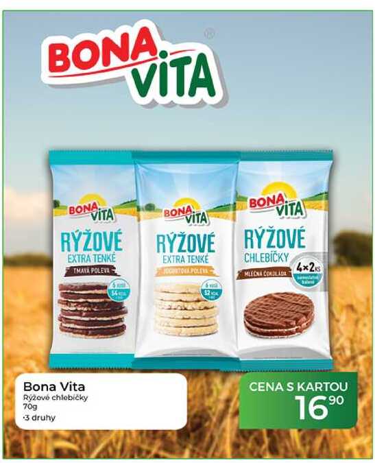 Bona Vita Rýžové chlebíčky 70 g