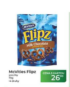 McVities Flipz precliky 70g