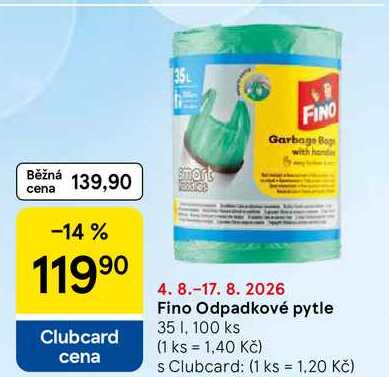 Fino Odpadkové pytle 35 l, 100 ks 