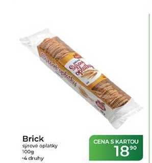 Brick sýrové oplatky 100g