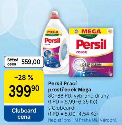 Persil Prací prostředek Mega, 80-88 PD