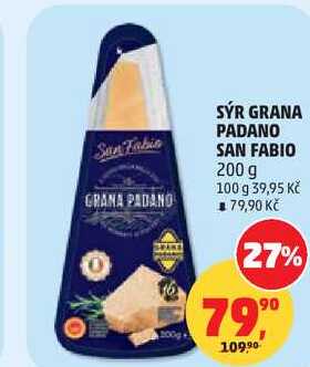 SÝR GRANA PADANO SAN FABIO, 200 g