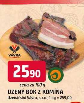 UZENÝ BOK Z KOMÍNA 100g