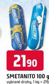 SMETANITO 100 g vybrané druhy