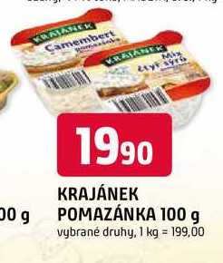 KRAJÁNEK POMAZÁNKA 100 g 