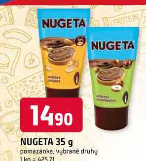 NUGETA 35 g pomazánka, vybrané druhy