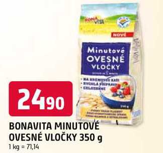 BONAVITA MINUTOVÉ OVESNÉ VLOČKY 350 g