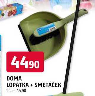 DOMA LOPATKA+SMETÁČEK 1ks