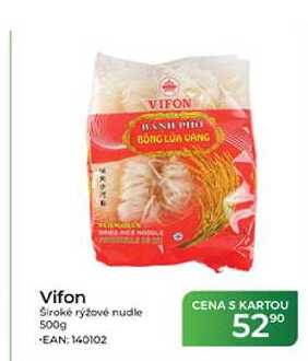 Vifon Široké rýžové nudle 500g 