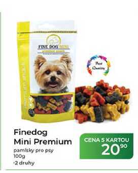 Finedog Mini Premium pamlsky pro psy 100g