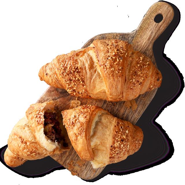 Croissant lískooříšková náplň