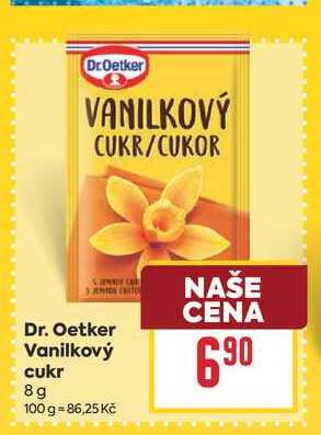 Dr. Oetker Vanilkový cukr 8g 