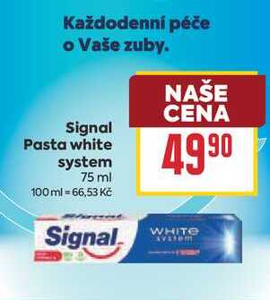Signal Pasta white system 75 ml