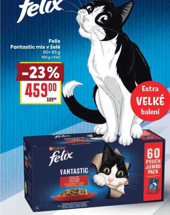 Felix Fantastic mix v želé 60× 85 g