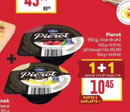 Olma Jogurt Pierot, vybrané druhy 150g