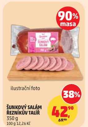 ŠUNKOVÝ SALÁM ŘEZNÍKŮV TALÍŘ, 350 g