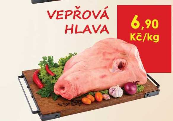Vepřová hlava 1kg