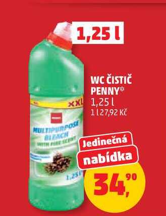WC ČISTIČ PENNY, 1,25 l
