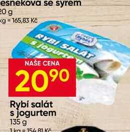 Rybí salát s jogurtem 135 g