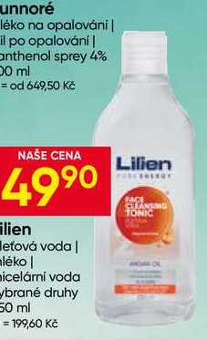 Lilien pleťová voda 50 ml