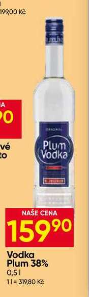 Vodka Plum 38% 0,5l