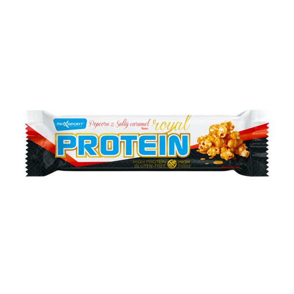 Max Sport Royal Proteinová tyčinka popcorn slaný karamel