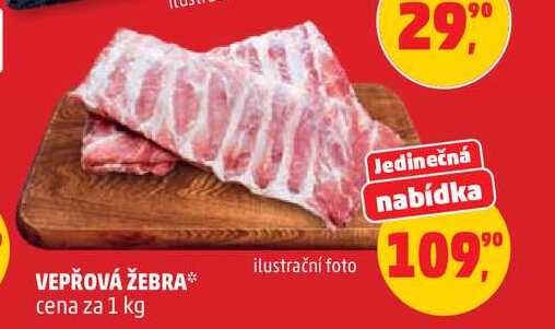 VEPŘOVÁ ŽEBRA, 1 kg