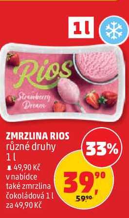ZMRZLINA RIOS různé druhy, 1 l 
