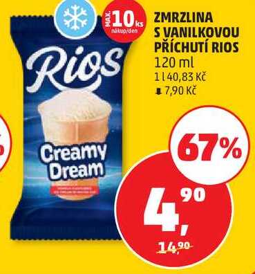 ZMRZLINA S VANILKOVOU PŘÍCHUTÍ RIOS, 120 ml 