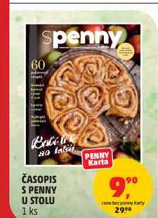 ČASOPIS S PENNY U STOLU, 1 ks 