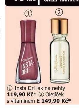 Sally Hansen Insta dri lak na nehty, vybrané druhy 9.17ml