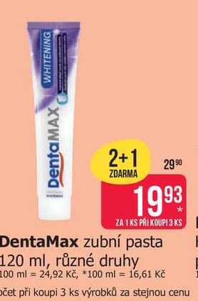 DentaMax zubní pasta 120 ml, různé druhy