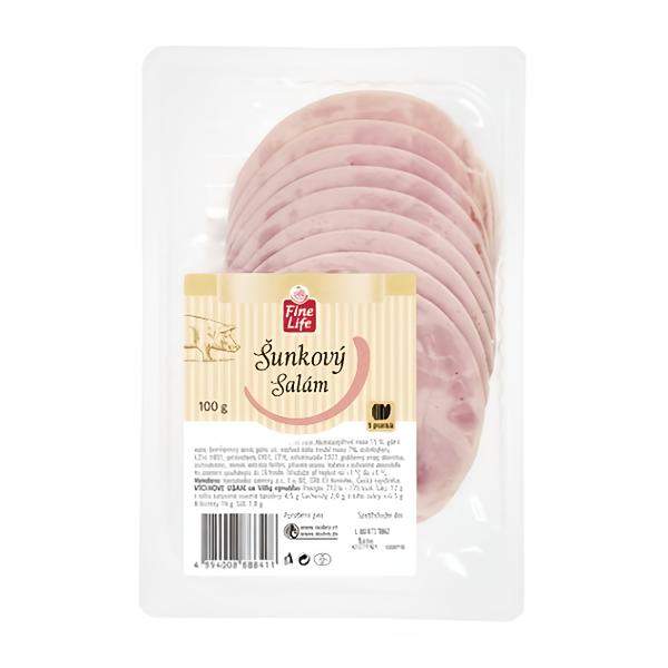 Fine Life Šunkový salám plátky
