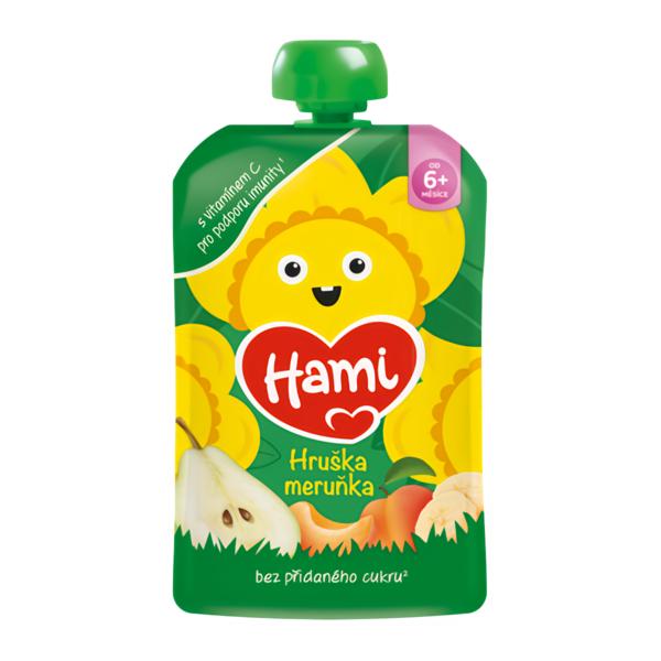Hami Příkrm Jablko, hruška, banán a meruňka