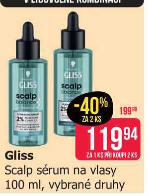 Gliss Scalp sérum na vlasy 100 ml, vybrané druhy