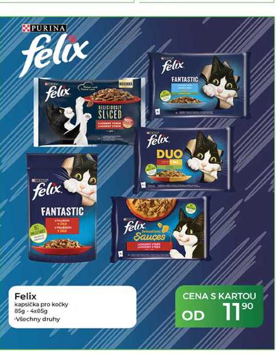 Felix kapsička pro kočky 85g-4x85g