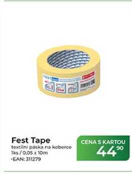 Fest Tape textilní páska na koberce 1ks/0,05 x 10m