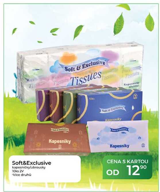 Soft&Exclusive kapesníčky/ubrousky 10ks 2V