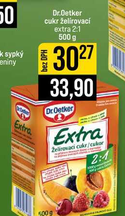 Dr.Oetker cukr Extra Želírovaci 2:1 500 g 