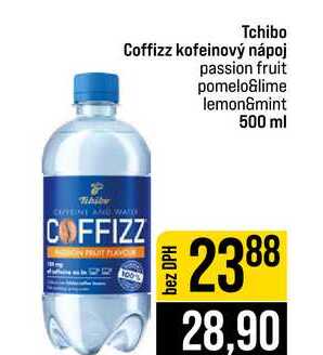Tchibo Coffizz kofeinový nápoj passion fruit pomelo lime lemon&mint 500 ml 