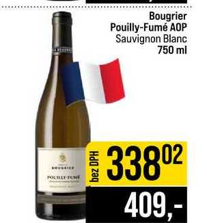 Bougrier Pouilly-Fumé AOP Sauvignon Blanc 750 ml