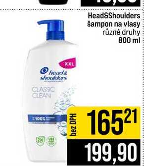 Head&Shoulders šampon na vlasy různé druhy 800 ml 