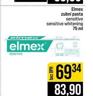 Elmex zubní pasta sensitive sensitive whitening 75 ml