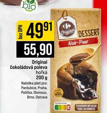 Original čokoládová poleva hořká 200 g
