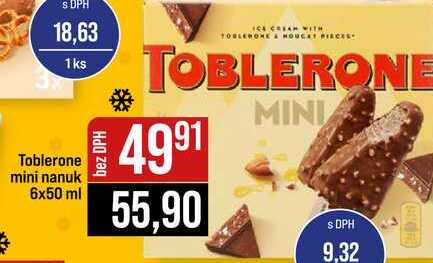 Toblerone mini nanuk 6x50 ml