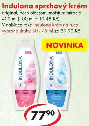 Indulona sprchový krém, 400 ml