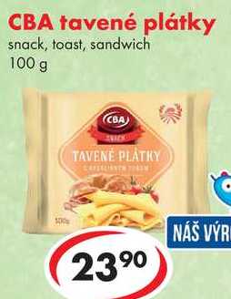 CBA tavené plátky, 100 g